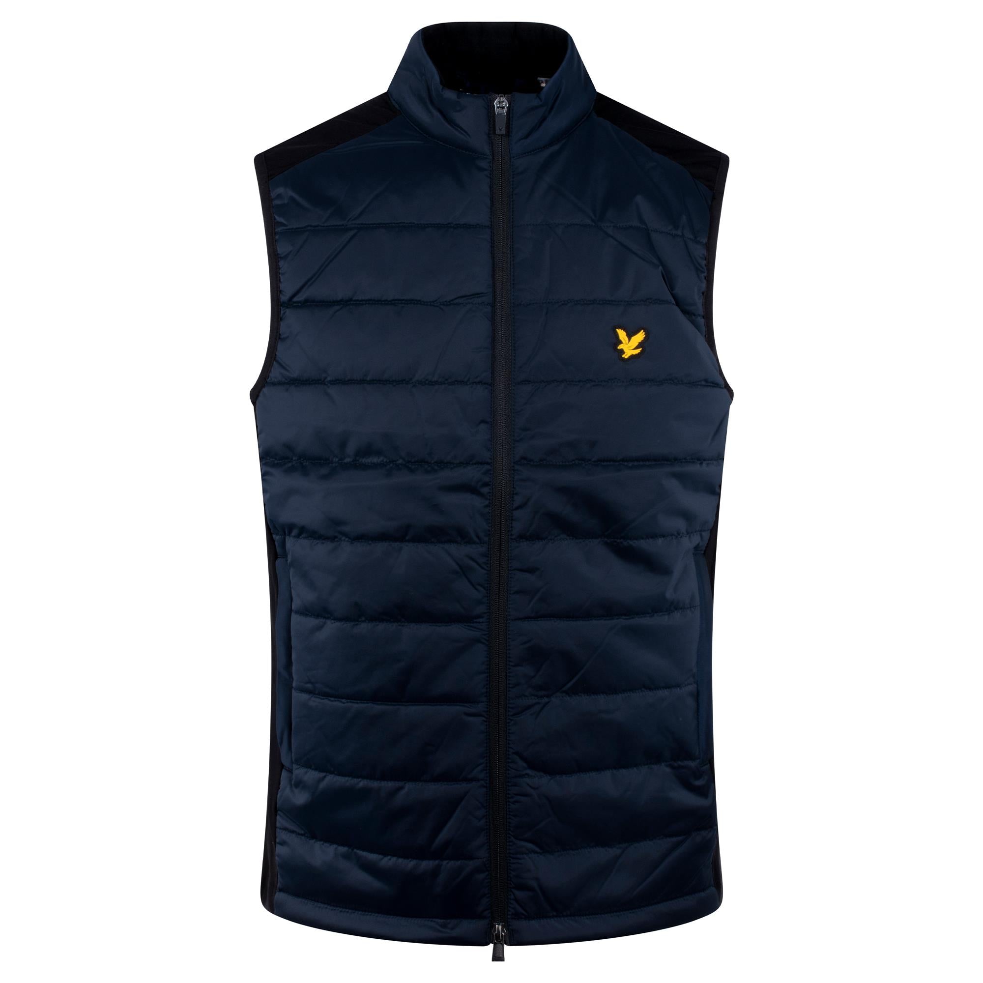 Lyle & Scott Wadded Mens Golf Gilet Dark Navy
